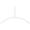 Ekena Millwork Archdale Architectural Grade PVC Gable Bracket, 108"W x 63"H x 2"D x 4"F, 14/12 Pitch GBP108X63X0204ARC00 - alternate 5